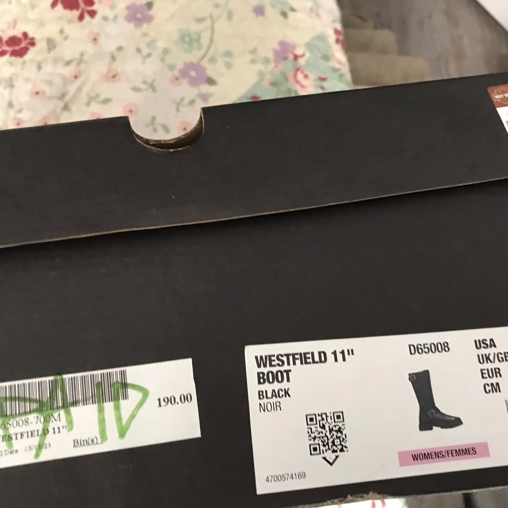 Harley Davidson Ladies Size 7 11" Westfield Black Boot - Picture 8 of 9